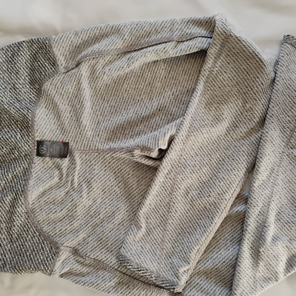 Gray Textured Leggings Size Xl - Picture 9 of 12